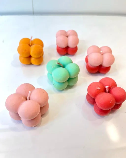 Mini bubble candle