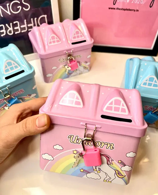 Piggy Bank with lock Stapleberry