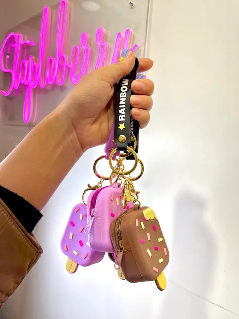 Icecream pouch keychain | Pouch Keychain