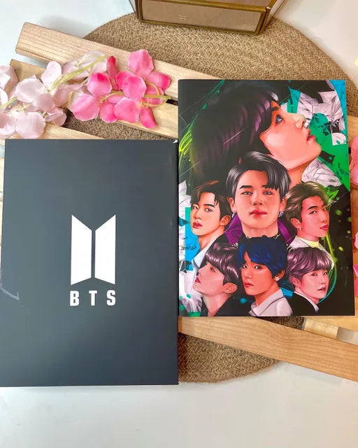 BTS black notebook