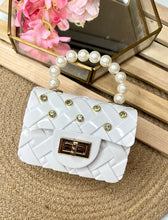 Load image into Gallery viewer, Pearl Studded Miniature Sling Bag
