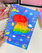 Load image into Gallery viewer, Pop it shaped diary
