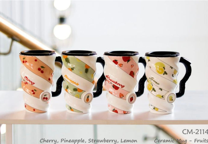 Fruity Lid Mugs