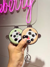 Load image into Gallery viewer, Panda Mirror Keychain | Mini Mirror

