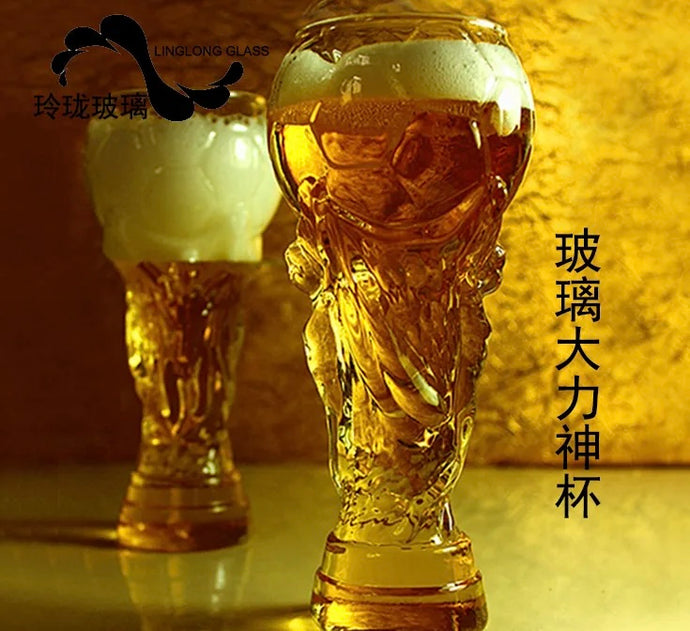 Soccer Glass Cup (transparent)