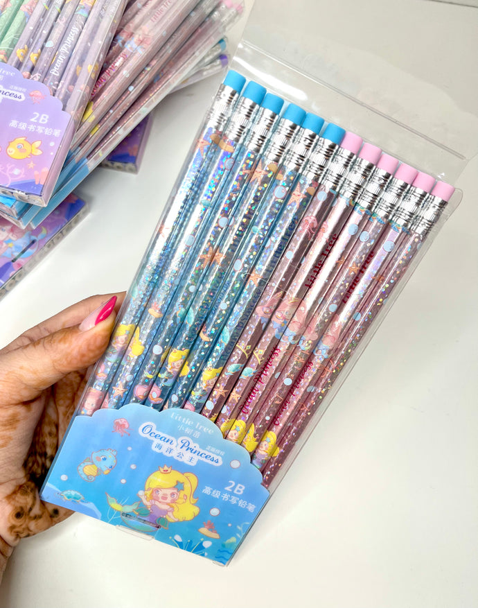 Mermaid pencils (set of 12)