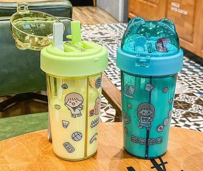 Dual sipper | Double trouble sipper | two compartment sipper