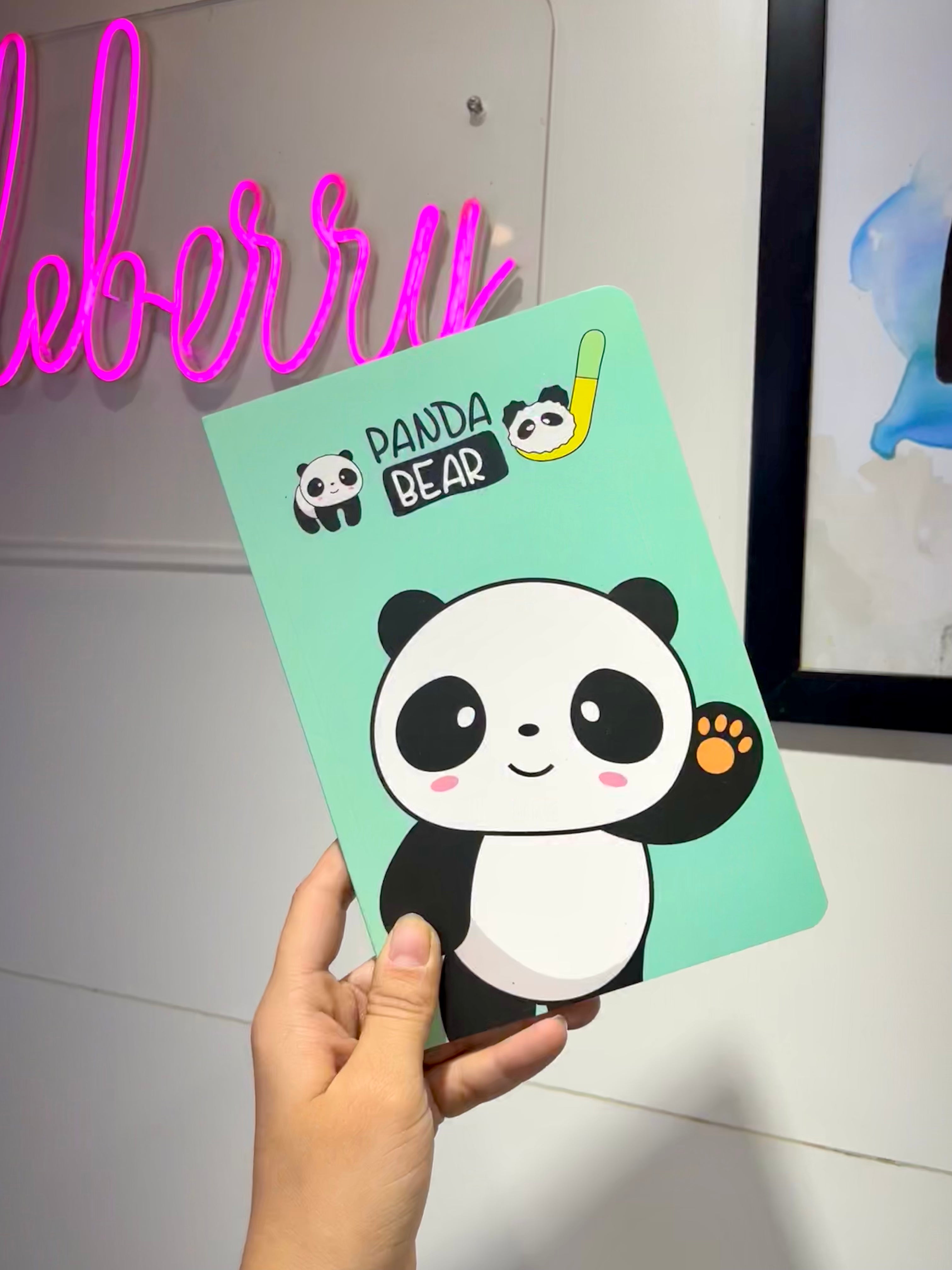 Panda Notebook Stapleberry