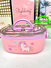 Load image into Gallery viewer, Quirky Steel Lunch Boxes | Unicorn Lunch Box | Dino Lunch box
